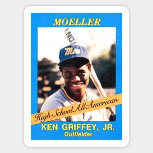 Ken Griffey Jr MOELLER Baseball Card Sticker